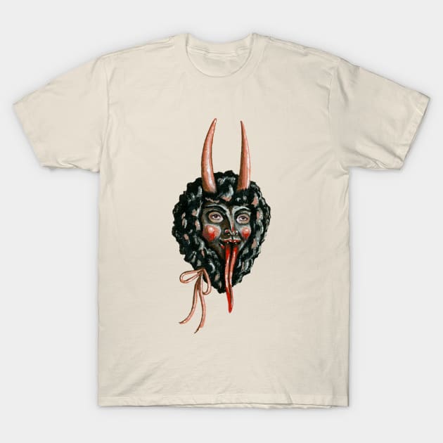 Krampus devil face T-Shirt by KayleighRadcliffe